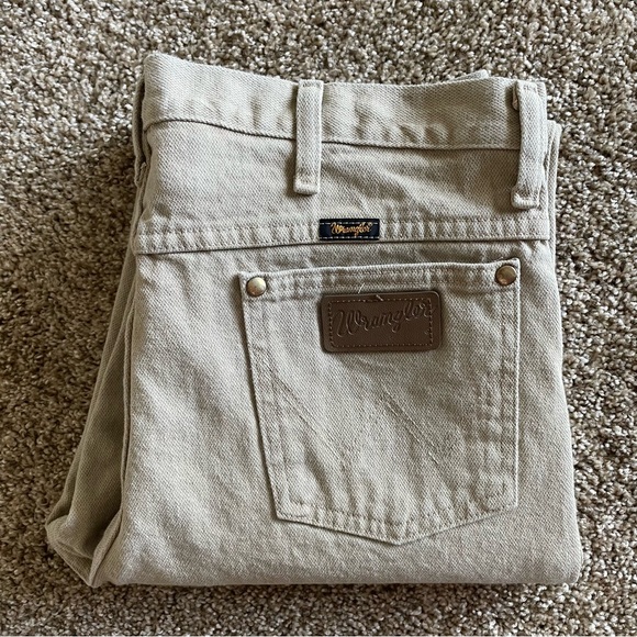Wrangler Other - Vintage Wrangler 926 Jeans Mens 35x32 (35x31) Light Tan Cowboy Cut Slim Fit